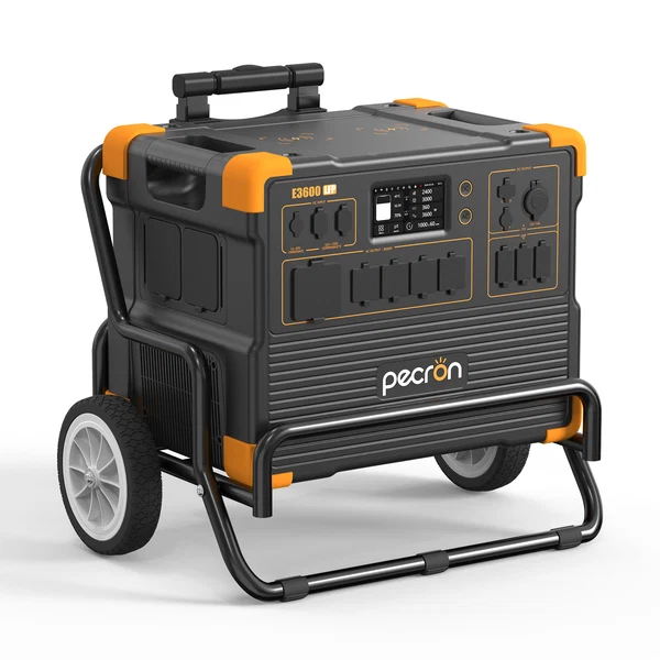 PECRON E3600LFP home power system with solar panel